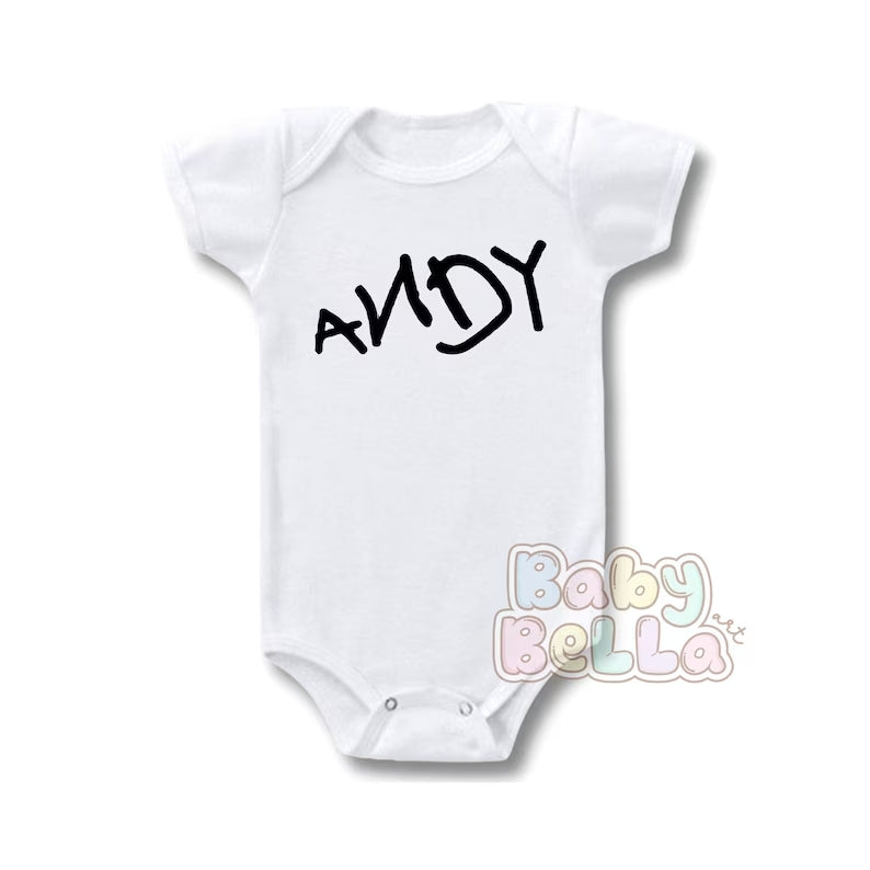 Toy Story 4 Andy Onesie, Andy bodysuit, Andy, buzzlightyear, woodie onesie