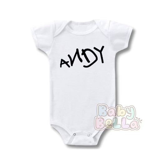 Toy Story 4 Andy Onesie, Andy bodysuit, Andy, buzzlightyear, woodie onesie