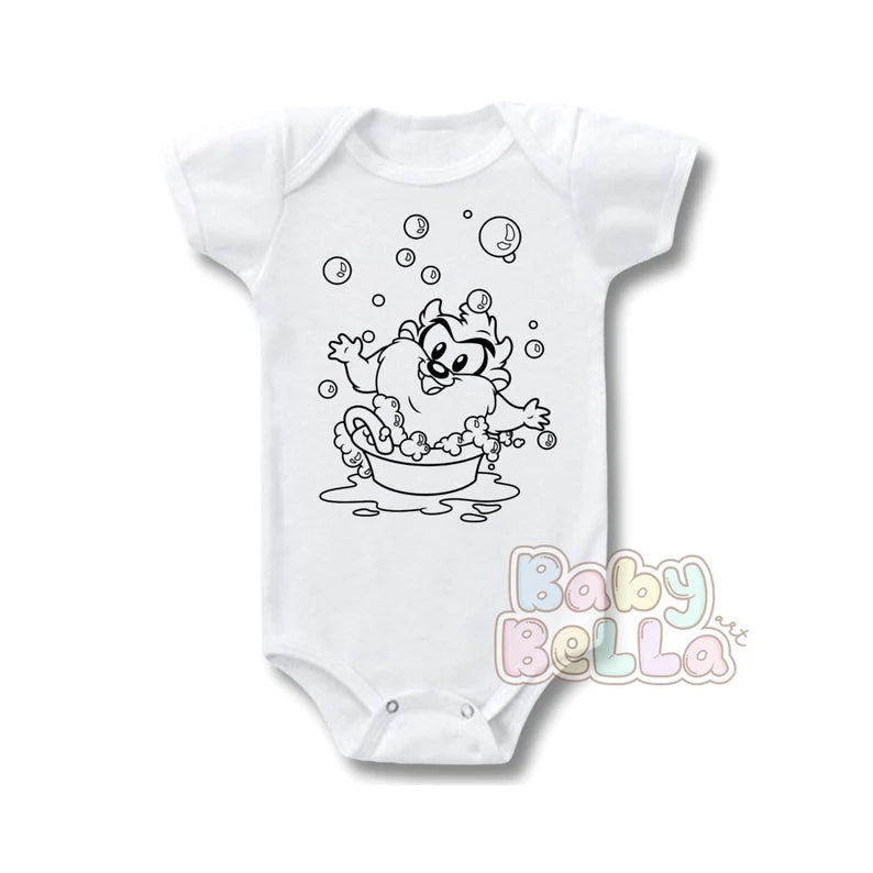 Looney Tunes Baby Onesie, Tasmanian, Tasmanian Devil, Tasmanian Onesie, Tazmanian, Tazmanian Devil