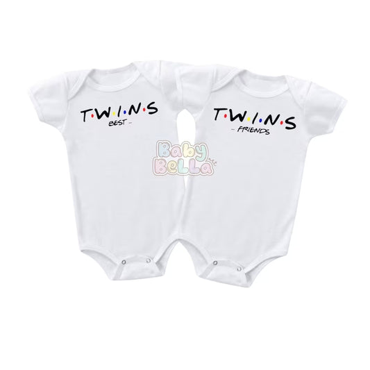 Twin Best Friends Onesie, Twins Onesie, Funny Twins Onesie, Twins Onesie Set, Baby Onesie for Twin, Miracle Twin Onesie, Baby Shower Gift