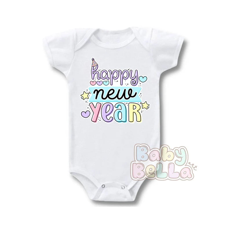 New Year, New Me! Baby Onesie - Celebrate in Style with our Happy New Year Onesie Collection - 2025