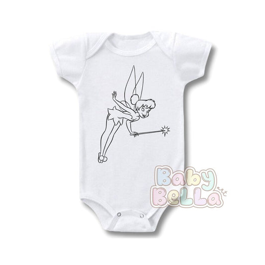 Sublimation Tinker Bell Onesie, Tinker Bell Baby, Tinker Bell Shirt, Tinker Bell Onesie, Never Grow Up Tinker Bell, Tinker Bell Outfit