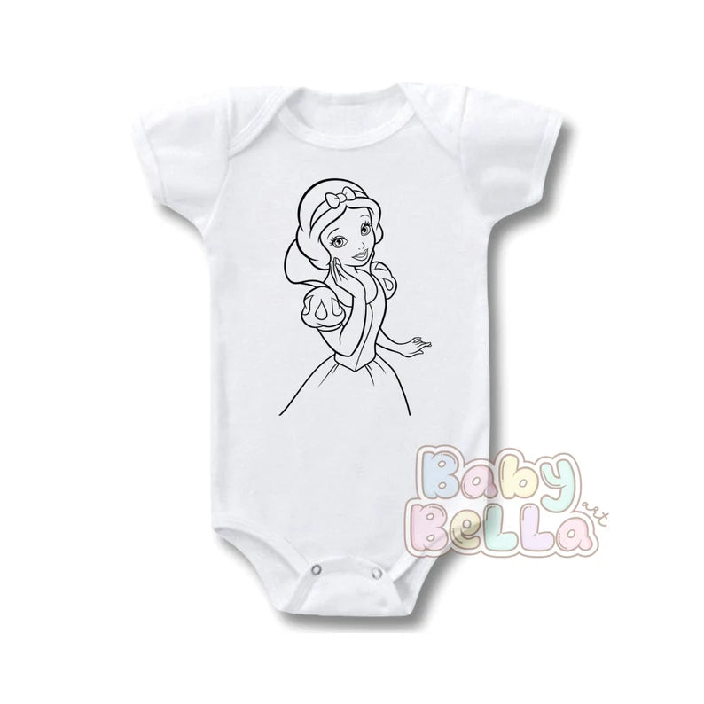 Disney Princess onesie, Snow White gift, Princess Snow White, baby snow white, snow white shirt, snow white onesie, snow white shirts