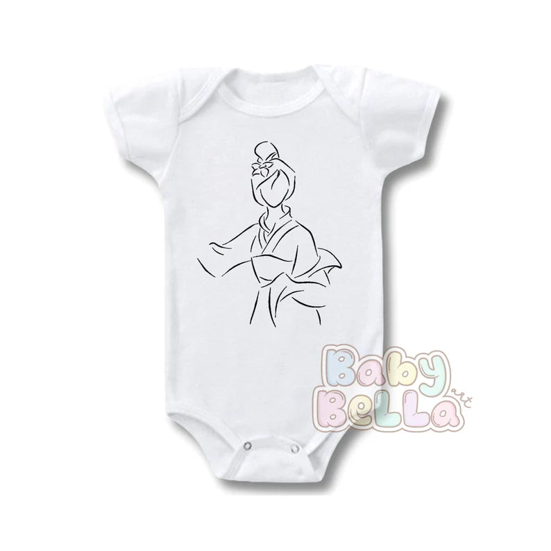 Disney Princess Onesie, Mulan, Disney Mulan, Mulan Birthday, Mulan Shirt, Mulan Disney Shirt, Mulan T Shirt, Mulan Onesie, Mulan Outfit