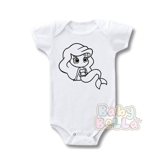 Ariel princess, princess ariel, ariel little mermaid, little mermaid ariel, ariel onesie, princess ariel onesie, princess onesie