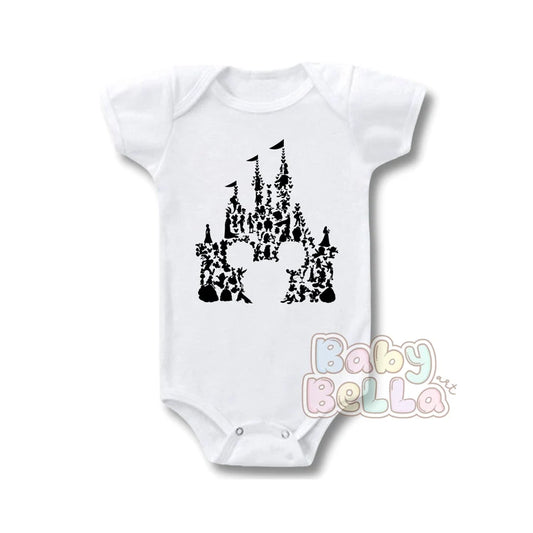 Sublimation Different characters onesie, Mickey onesie, castle, Mickey Mouse Character onesie, Minnie Mouse Character svg, Disney characters