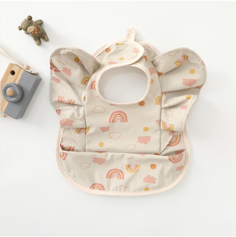 Water-Resistant Infant Bib - Toddler & Preschool Mealtime Essential, Easy-Clean Baby Feeding Accessory, BPA-Free, Perfect Gift