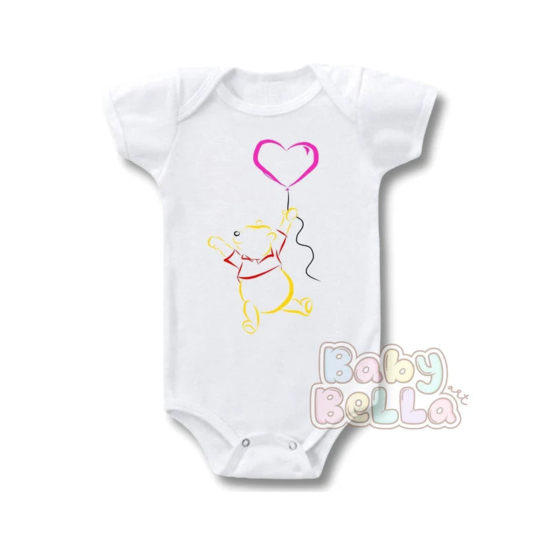 Sublimation Winnie the pooh baby, pooh bear, winnie the pooh birthday, winnie the pooh baby shower, classic winnie the pooh