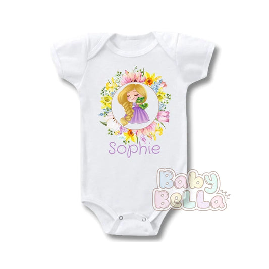 Disney Princess Onesie, Rapunzel, Rapunzel Shirt, Rapunzel Onesie, Disney Rapunzel, Tangled Onesie, Sublimation Print Onesie