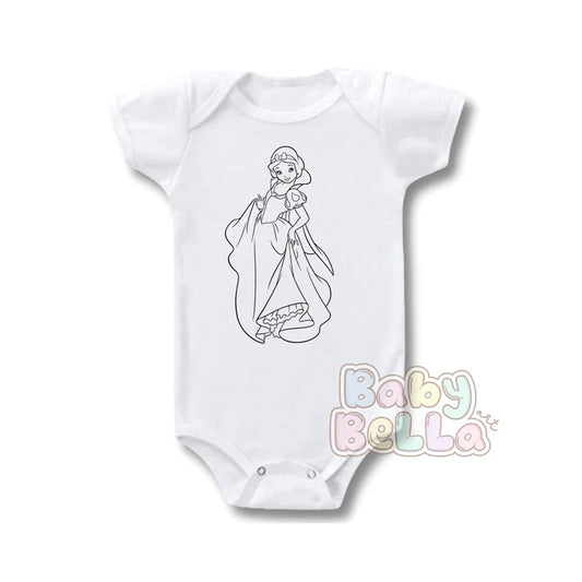 Sublimation Disney Princess onesie, Snow White gift, Princess Snow White, baby snow white, snow white shirt, snow white onesie