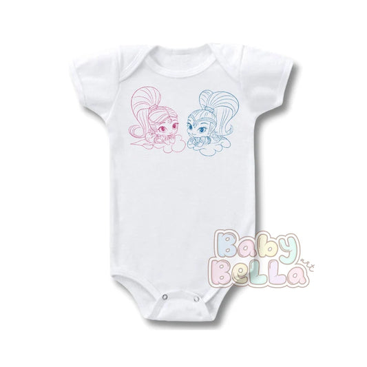 Shimmer and Shine, Shimmer and Shine Onesie, Shimmer and Shine Birthday, Shimmer and Shine Gift, Shimmer and Shine Shirt