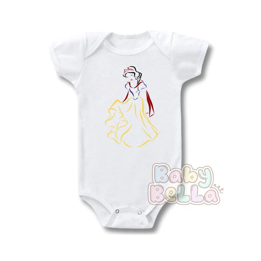 Sublimation Disney Princess Onesie, Snow White gift, Princess Snow White, baby snow white, snow white shirt, snow-white onesie