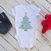 Christmas Onesie - Christmas Tree Onesie - Merry Christmas 2022 - Christmas Tree Quote - Baby Christmas - Christmas Saying Onesie