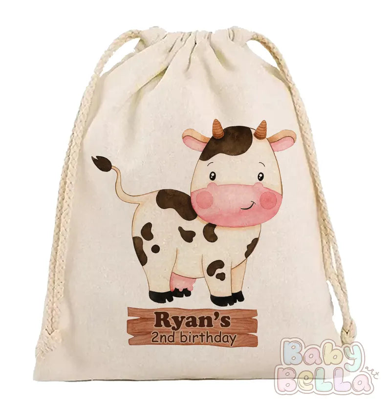 Little Farm Animals Party Favor Bags - Farm Themed Birthday Party Favors, Cute Animal Goodie Bags, Farm Animal Party Supplies