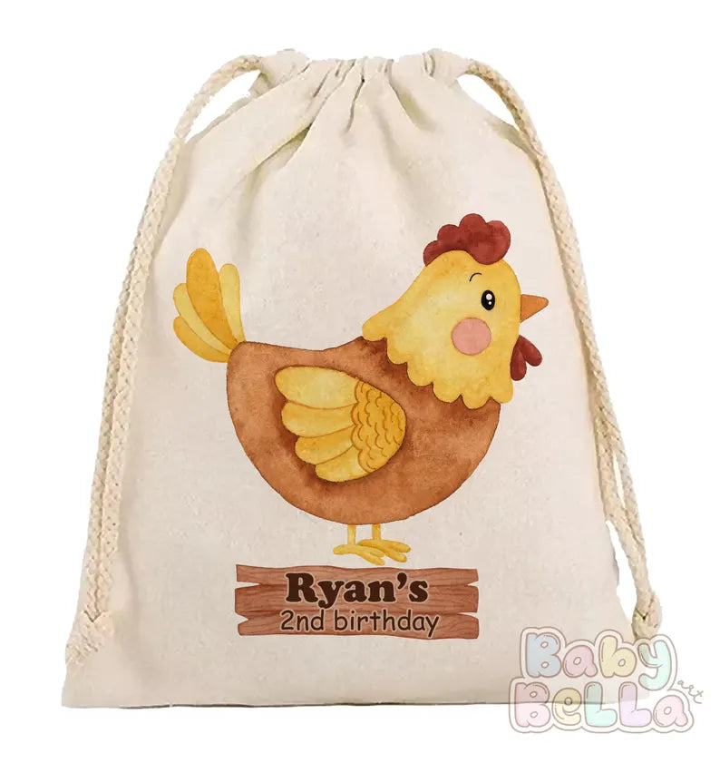 Little Farm Animals Party Favor Bags - Farm Themed Birthday Party Favors, Cute Animal Goodie Bags, Farm Animal Party Supplies