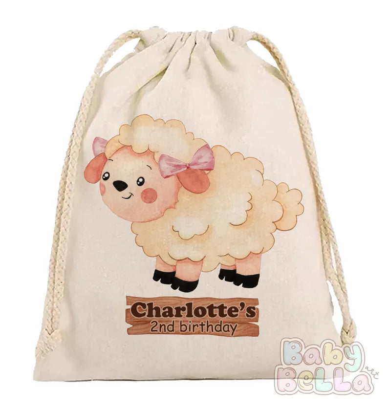 Little Farm Animals Party Favor Bags - Farm Themed Birthday Party Favors, Cute Animal Goodie Bags, Farm Animal Party Supplies