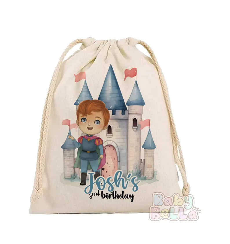 Disney Princess Inspired Party Favor Bag - Magical Princess Theme Birthday Goodie Bag, Kids Party Supplies, Personalized Favor Bag