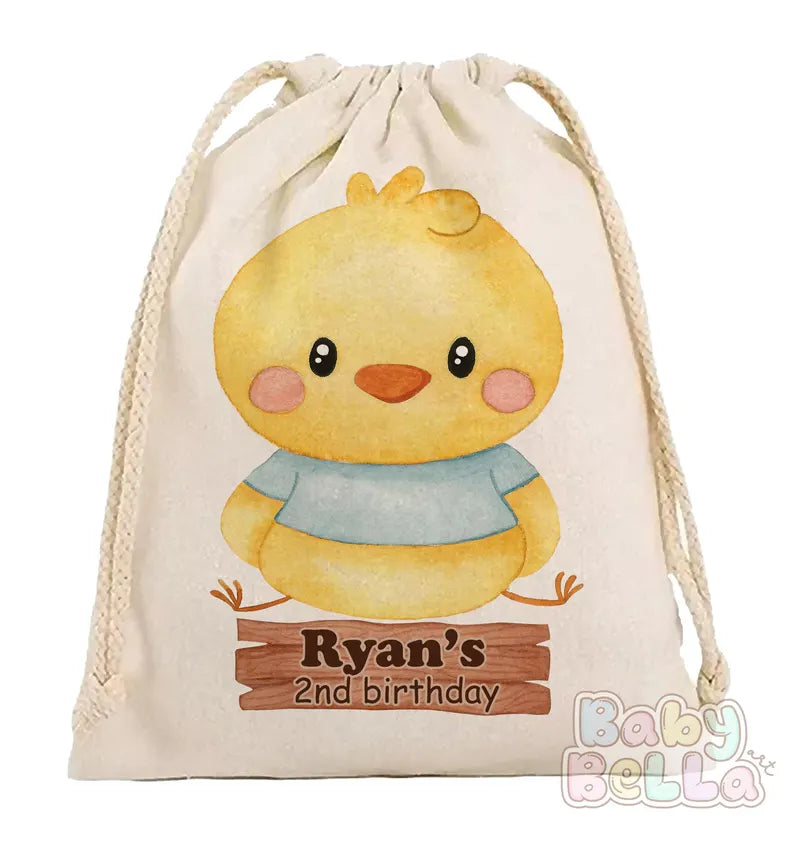 Little Farm Animals Party Favor Bags - Farm Themed Birthday Party Favors, Cute Animal Goodie Bags, Farm Animal Party Supplies