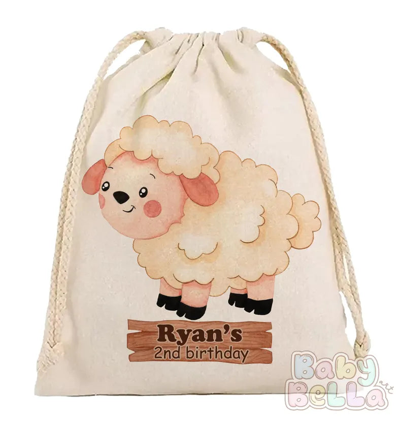 Little Farm Animals Party Favor Bags - Farm Themed Birthday Party Favors, Cute Animal Goodie Bags, Farm Animal Party Supplies