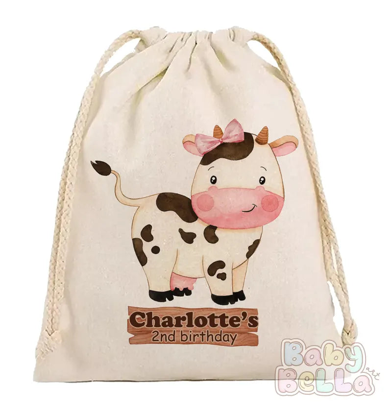 Little Farm Animals Party Favor Bags - Farm Themed Birthday Party Favors, Cute Animal Goodie Bags, Farm Animal Party Supplies